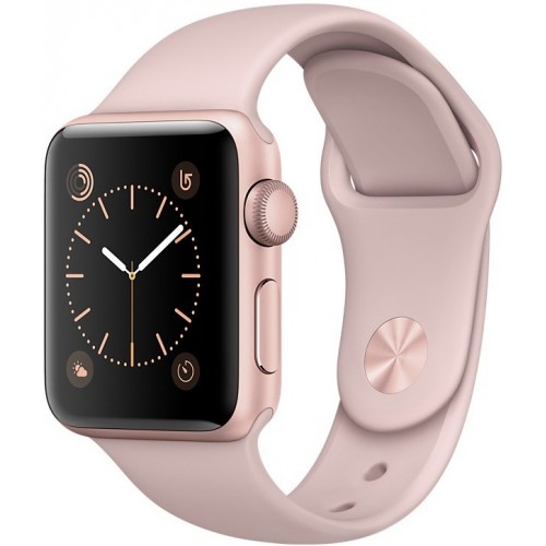 Apple Watch Series 2 38mm Rose Gold with Pink Sand Sport Band [MNNY2] фото 1