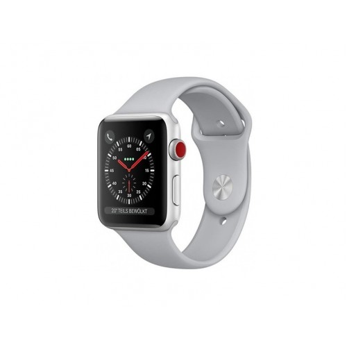 Apple Watch Series 3 LTE 42 мм (серебристый алюминий/дымчатый) [MQKM2]