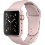 Apple Watch Series 2 38mm Rose Gold with Pink Sand Sport Band [MNNY2] фото 1