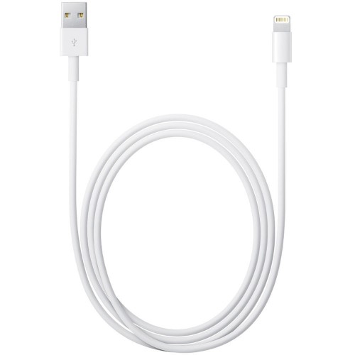Кабель Apple Lightning to USB 1 м (белый) [MD818ZM/A] фото 1