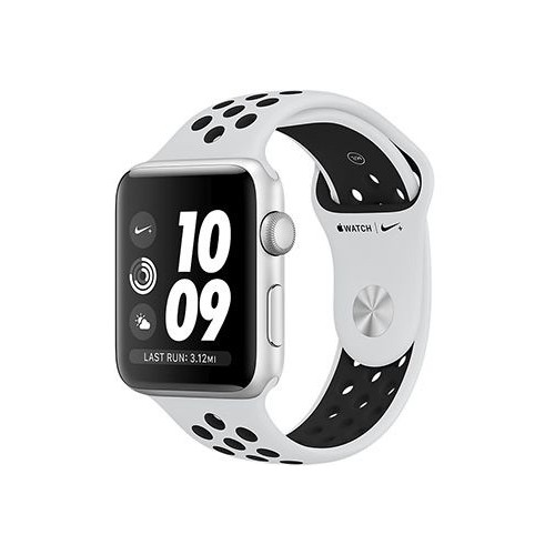 Apple Watch Nike+ 42 мм (серебристый алюминий/чистая платина, черный) [MQL32] фото 1