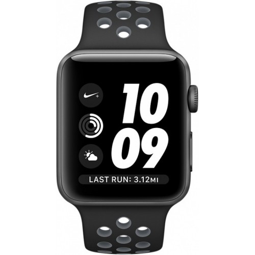 Apple Watch Nike+ 42mm Space Gray with Black/Cool Gray Band [MNYY2] фото 2