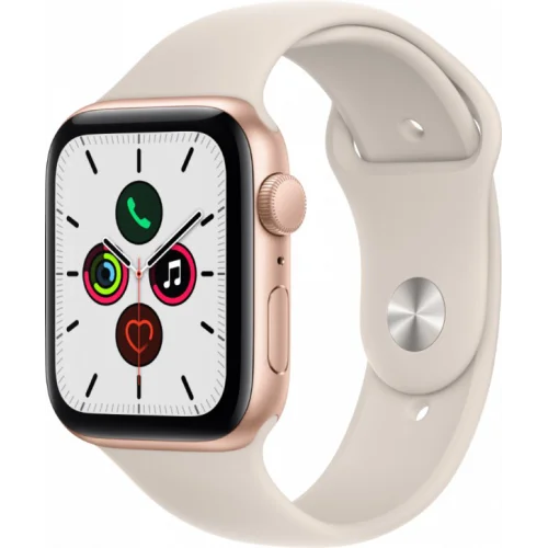 Apple Watch SE 44 мм (алюминий золотистый/сияющая звезда)