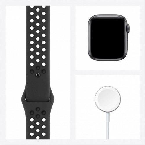 Apple Watch SE Nike 44 мм (алюминий черный космос/антрацит) фото 4