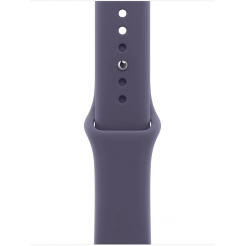 Apple Watch Series 11 42 мм (алюминиевый корпус, серебристый/фиолетовый туман, спортивный силиконовый ремешок) фото 3