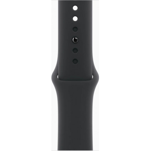 Apple Watch Series 11 46 мм (алюминиевый корпус, черный/черный, спортивный силиконовый ремешок) фото 3