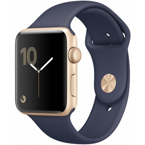 Apple Watch Series 2 38mm Gold with Midnight Blue Sport Band [MQ132]