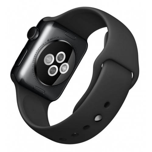 Apple Watch Series 2 38mm Space Black with Black Sport Band [MP492] фото 4