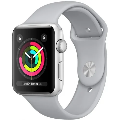 Apple Watch Series 3 42 мм (серебристый алюминий/дымчатый) [MQL02]