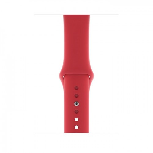 Apple Watch Series 5 40 мм (серебристый алюминий/красный спортивный) фото 3