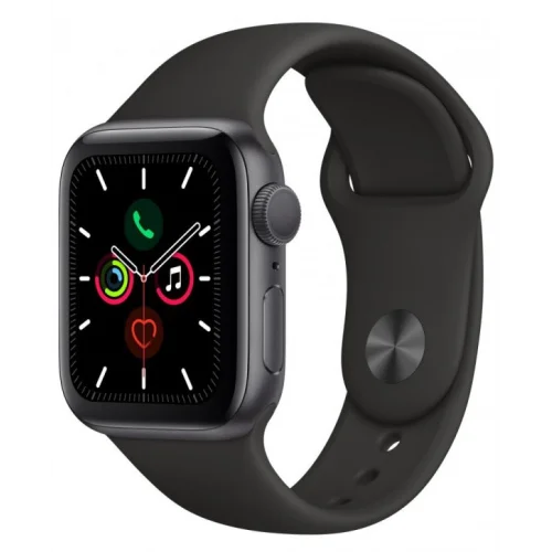 Apple Watch Series 5 44 мм (алюминий серый космос/черный спортивный)