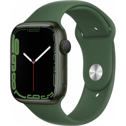 Apple Watch Series 7 45 мм (зеленый/зеленый клевер спортивный)