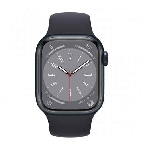 Apple Watch Series 8 41 мм (алюминиевый корпус, полуночный/полуночный, спортивный силиконовый ремешок) фото 2