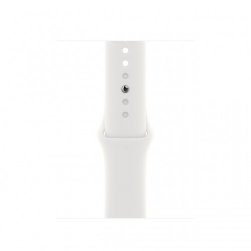 Apple Watch Series 8 LTE 41 мм (алюминиевый корпус, полуночный/белый, спортивный силиконовый ремешок) фото 3