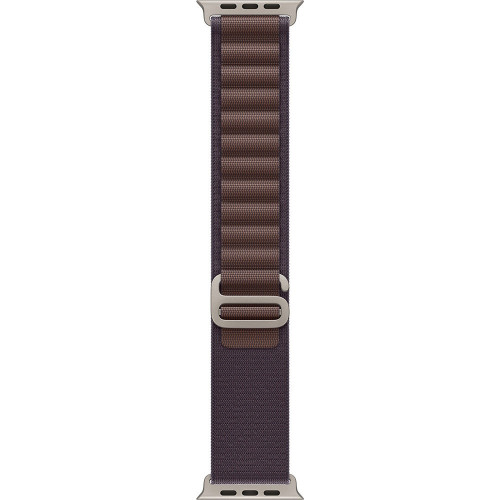 Apple Watch Ultra 2 LTE 49 мм (титановый корпус, титановый/индиго, текстильный ремешок размера M) фото 3