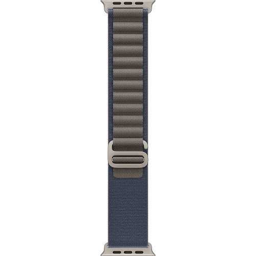 Apple Watch Ultra 2 LTE 49 мм (титановый корпус, титановый/синий, текстильный ремешок размера M) фото 3