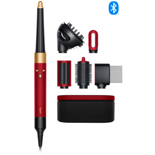 Фен-стайлер Dyson Airwrap Complete Long HS08 i.d. Diffuser (евровилка, красный бархат/золотой)