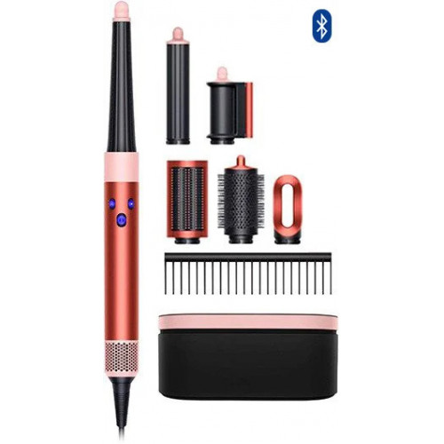 Фен-стайлер Dyson Airwrap Complete Long HS08 i.d. (с переходником на евровилку, клубнично-бронзовый/розовый румянец)