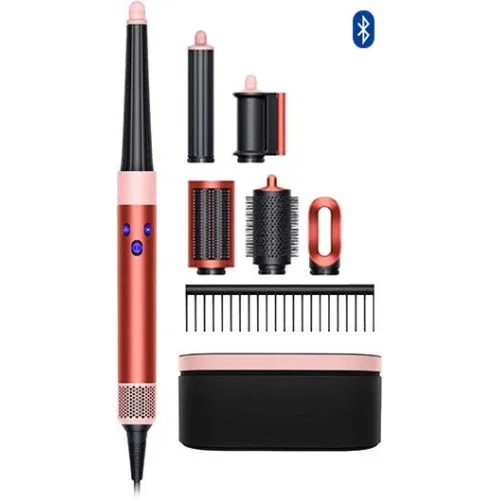 Фен-стайлер Dyson Airwrap Complete Long HS08 i.d. (с переходником на евровилку, клубнично-бронзовый/розовый румянец)