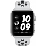 Apple Watch Nike+ 38 мм (серебристый алюминий/чистая платина, черный) [MQKX2] фото 2