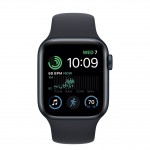Apple Watch SE 2 40 мм (алюминиевый корпус, полуночный/полуночный, спортивный силиконовый ремешок) фото 2