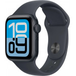 Apple Watch SE 3 40 мм (алюминиевый корпус, полуночный/полуночный, спортивный силиконовый ремешок) фото 1