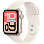Apple Watch SE 3 40 мм (алюминиевый корпус, звездный свет/звездный свет, спортивный силиконовый ремешок) фото 1