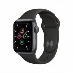 Apple Watch SE 40 мм (алюминий серый космос/черный спортивный) фото 1