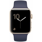 Apple Watch Series 1 38mm Gold with Midnight Blue Sport Band [MQ102] фото 2