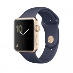 Apple Watch Series 1 42mm Gold with Midnight Blue Sport Band [MQ122] фото 1