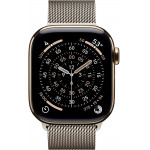 Apple Watch Series 11 LTE 42 мм (титановый корпус, золотистый/природный, миланская петля) фото 2