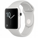 Apple Watch Series 2 38mm White Ceramic with Cloud Sport Band [MNPF2] фото 1