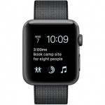 Apple Watch Series 2 42mm Space Gray with Black Woven Nylon [MP072] фото 2