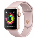 Apple Watch Series 3 38 мм (золотистый алюминий/розовый песок) фото 1