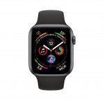 Apple Watch Series 4 LTE 40 мм (сталь черный космос/черный) фото 2