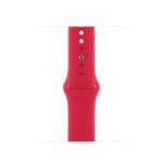 Apple Watch Series 8 41 мм (алюминиевый корпус, полуночный/красный, спортивный силиконовый ремешок) фото 3