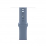 Apple Watch Series 8 41 мм (алюминиевый корпус, полуночный/сланцево-синий, спортивный силиконовый ремешок) фото 3