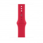Apple Watch Series 8 LTE 45 мм (алюминиевый корпус, полуночный/красный, спортивный силиконовый ремешок) фото 3