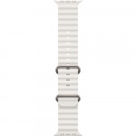 Apple Watch Ultra 2 LTE 49 мм (титановый корпус, титановый/белый, ремешок из эластомера) фото 3