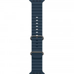 Apple Watch Ultra 2 LTE 49 мм (титановый корпус, титановый/синий, ремешок из эластомера) фото 3