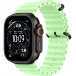 Apple Watch Ultra 3 LTE 49 мм (титановый корпус, черный/салатовый, ремешок из эластомера) фото 1