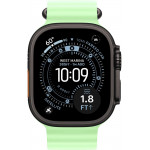 Apple Watch Ultra 3 LTE 49 мм (титановый корпус, черный/салатовый, ремешок из эластомера) фото 2