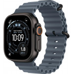 Apple Watch Ultra 3 LTE 49 мм (титановый корпус, черный/синий, ремешок из эластомера) фото 1