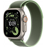 Apple Watch Ultra 3 LTE 49 мм (титановый корпус, природный/зеленый, нейлоновый ремешок) фото 1