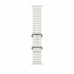 Apple Watch Ultra LTE 49 мм (титановый корпус, титановый/белый, ремешок из эластомера) фото 3