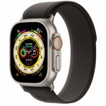 Apple Watch Ultra LTE 49 мм (титановый корпус, титановый/черно-серый, нейлоновый ремешок размера M/L) фото 1