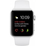 Apple Watch Series 2 42mm Silver with White Sport Band [MNPJ2] фото 2